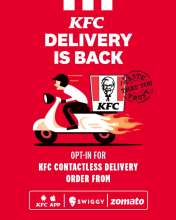 KFC India resumes delivery to customers in partnership with Swiggy and Zomato