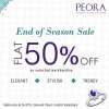 End of Season Sale - Flat 50% off on Sterling Silver Jewellery at Peora, Inorbit Mall, Vadodara